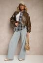 Jasnoniebieskie Jeansy Wide Leg High Waist Sesionis