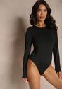 Czarne Body w Stylu Basic Sovfia