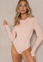 Beżowe Body w Stylu Basic Sovfia