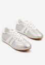Sneakers Liantina Argintiu cu alb