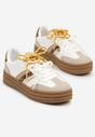 Sneakers Nasalle Alb cu maro