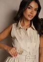 Rochie Talliera Bej