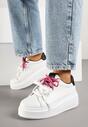 Sneakers Alb cu negru