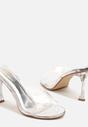 Pantofi stiletto Korimara Argintii