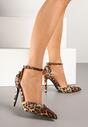 Pantofi stiletto Ridirianne Imprimeu leopard