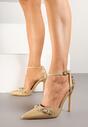 Pantofi stiletto Elliwen Bej