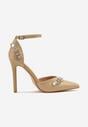 Pantofi stiletto Elliwen Bej