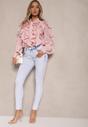 Jasnoniebieskie Jeansy z Wiskozą o Fasonie Skinny Arrivienne