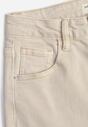Jasnobeżowe Jeansy z Bawełny w Klasycznym Stylu Allivine