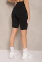 Czarne Szorty Kolarki High Waist Basalla