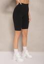 Czarne Szorty Kolarki High Waist Basalla