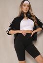 Czarne Szorty Kolarki High Waist Basalla