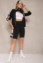 Czarne Szorty Kolarki High Waist Basalla