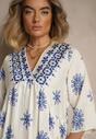 Rochie Daviloria Albastră cu crem