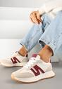 Sneakers Dalvisa Bordo cu roșu