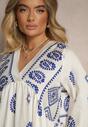Rochie Virisna Albastră cu alb