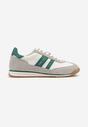 Sneakers Nasnella Alb cu gri
