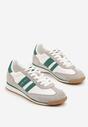Sneakers Nasnella Alb cu gri