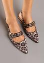 Pantofi cu toc Pollime Imprimeu leopard