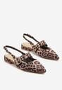 Pantofi cu toc Pollime Imprimeu leopard