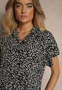Rochie Sarilon Neagră cu alb