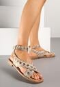 Sandale Annivelle Print piele de șarpe