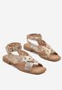 Sandale Annivelle Print piele de șarpe