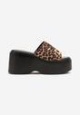 Papuci Faliriela Imprimeu leopard