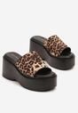 Papuci Faliriela Imprimeu leopard