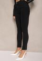 Czarne Jeansy o Fasonie Skinny Push Up Vosea