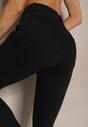 Czarne Jeansy o Fasonie Skinny Push Up Vosea
