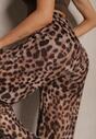 Pantaloni Ciaraviana Imprimeu leopard