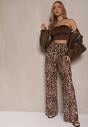 Pantaloni Ciaraviana Imprimeu leopard