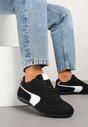 Czarne Sneakersy Typu Klasyczne Tenisówki Zelritia
