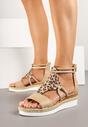 Sandale Melvana Imprimeu leopard