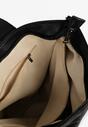 Czarna Torebka Shopper Tote z Uchwytami i Regulowanym Paskiem Silpio