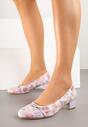 Pantofi cu toc Roz
