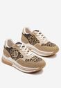 Sneakers Roniane Imprimeu leopard