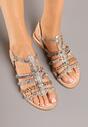 Sandale Ronevera Print piele de șarpe