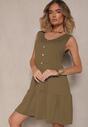 Rochie Saniraya Verde închis