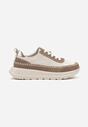 Sneakers Renosa Bej cu maro