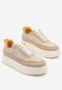 Sneakers Nilaraviela Bej închis