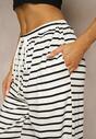 Pantaloni Bormio Negru cu alb