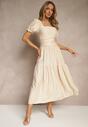Rochie Naprine Bej