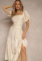 Rochie Naprine Bej