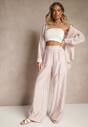 Pantaloni Jenarielis Roz deschis