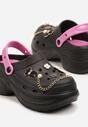 Papuci Pulessa Negru cu fucsia
