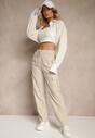 Pantaloni Mairiora Bej deschis