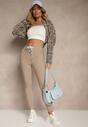 Pantaloni Purrena Bej deschis