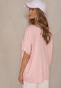 T-shirt Liofala Roz deschis